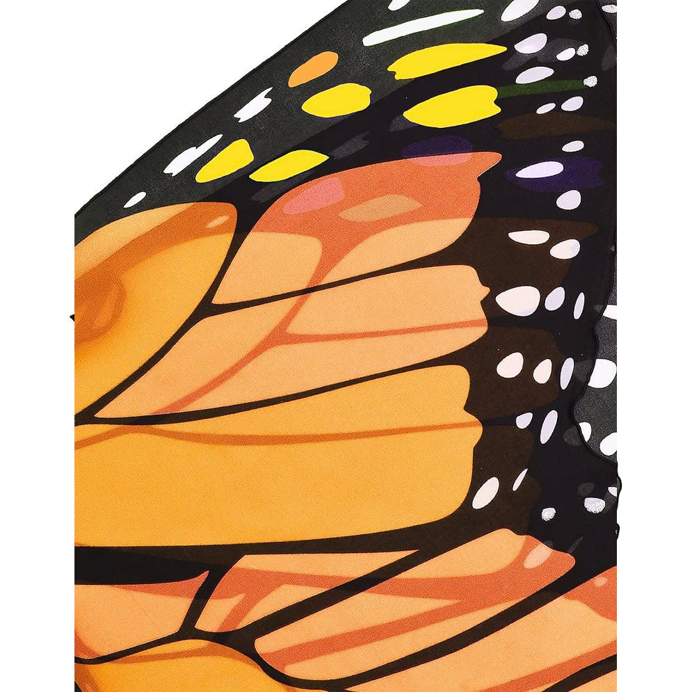 Orange and black monarch butterfly wings for kids dress up