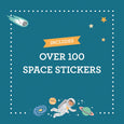 Outer Space Coloring Book + Stickers by Petit Collage