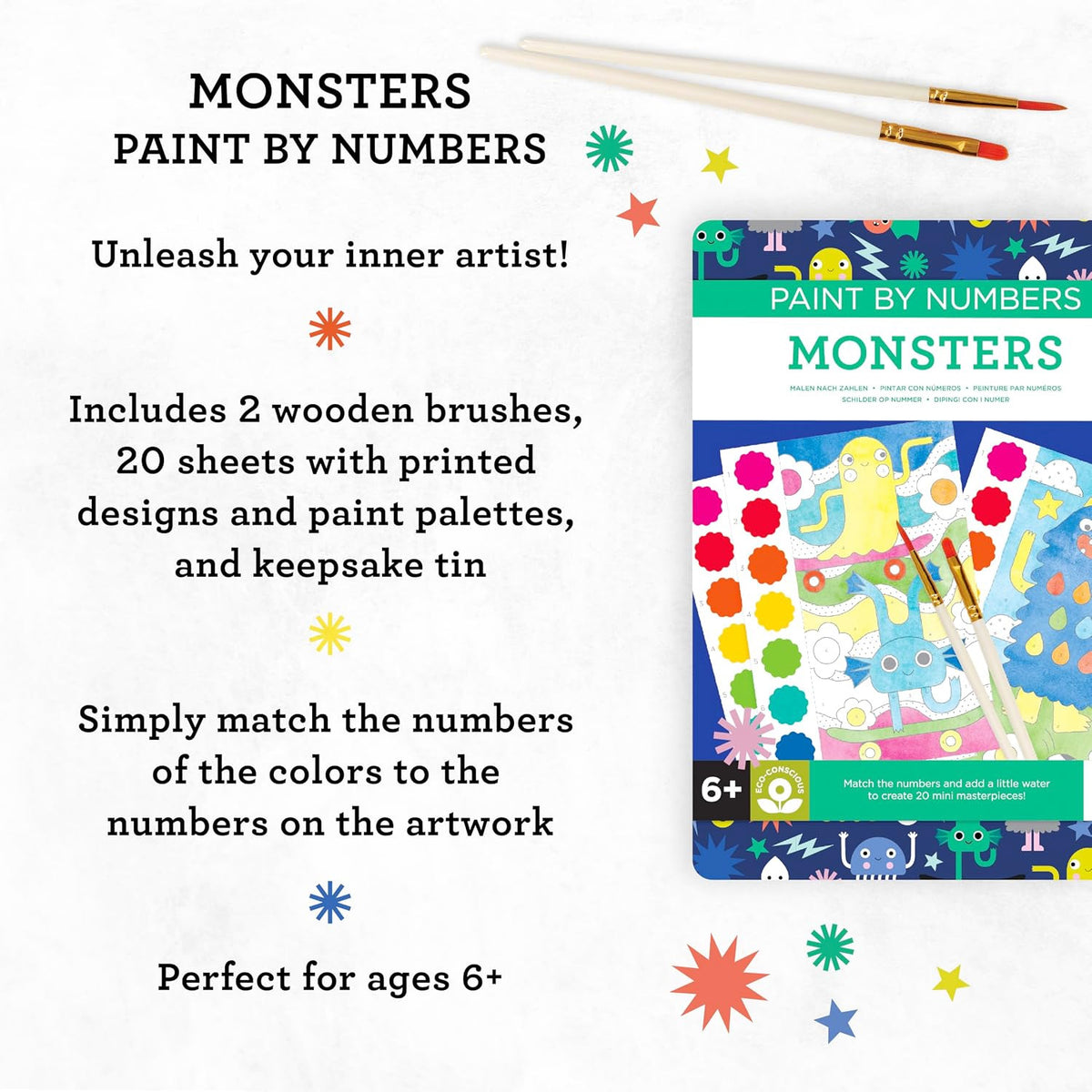 Paint by Numbers: Monsters