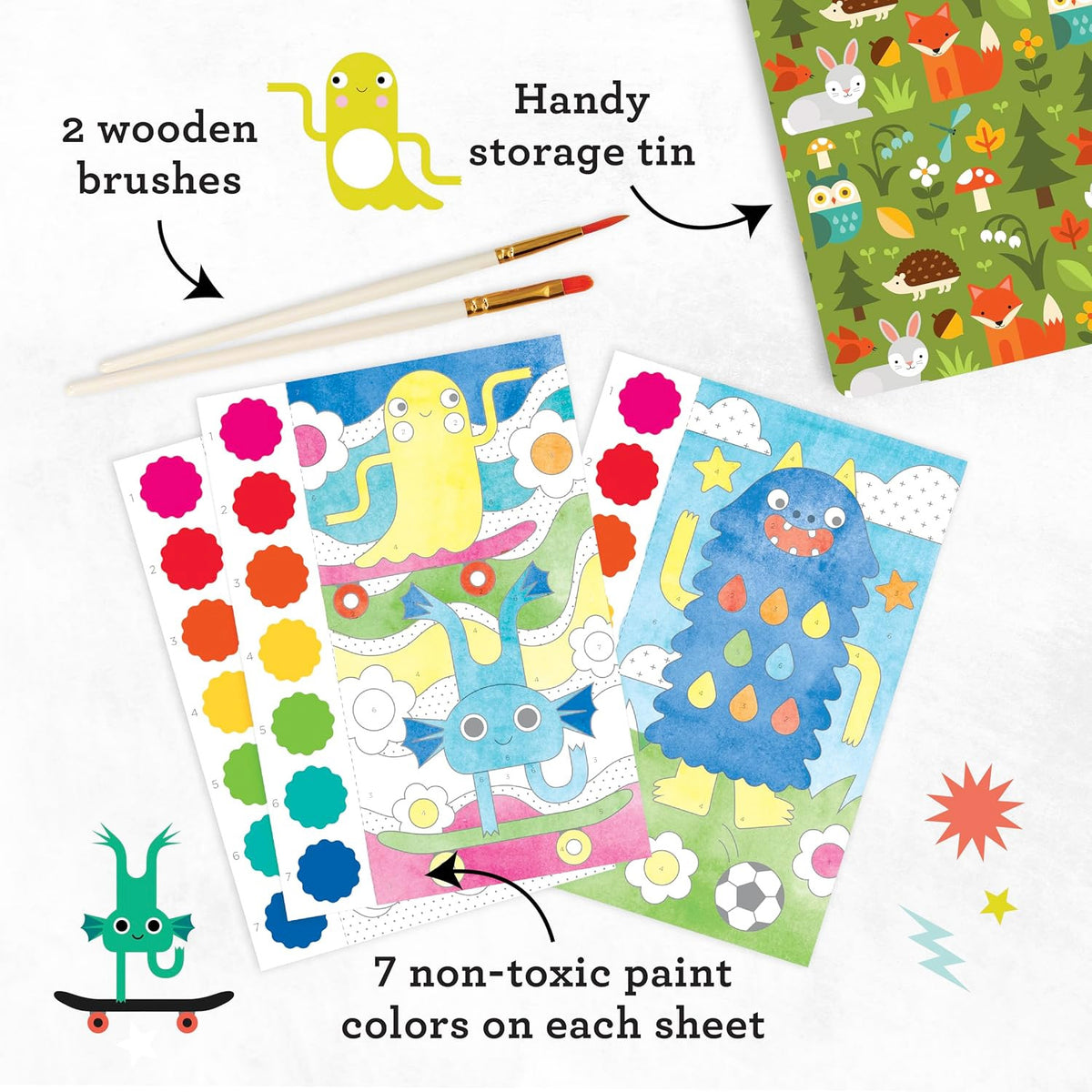 Paint by Numbers: Monsters