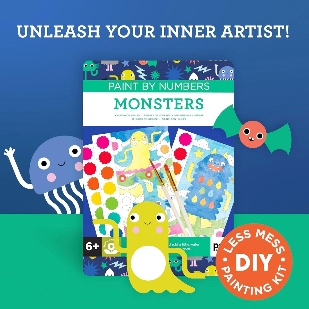 Paint by Numbers: Monsters
