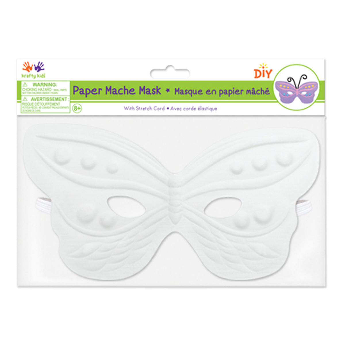 Paintable Butterfly Mask