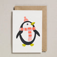 Paper Balloon Greeting Card - Penguin