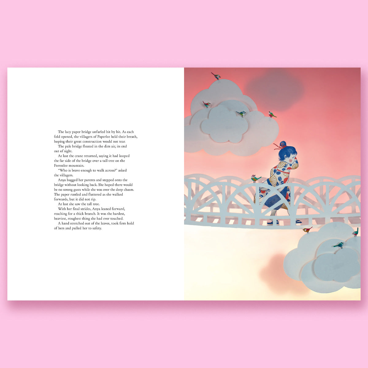 The Paper Bridge by Joelle Veyrenc and Illustrated by Seng Soun Ratanavanh