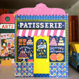 Patisserie Shop Die Cut Greeting Card