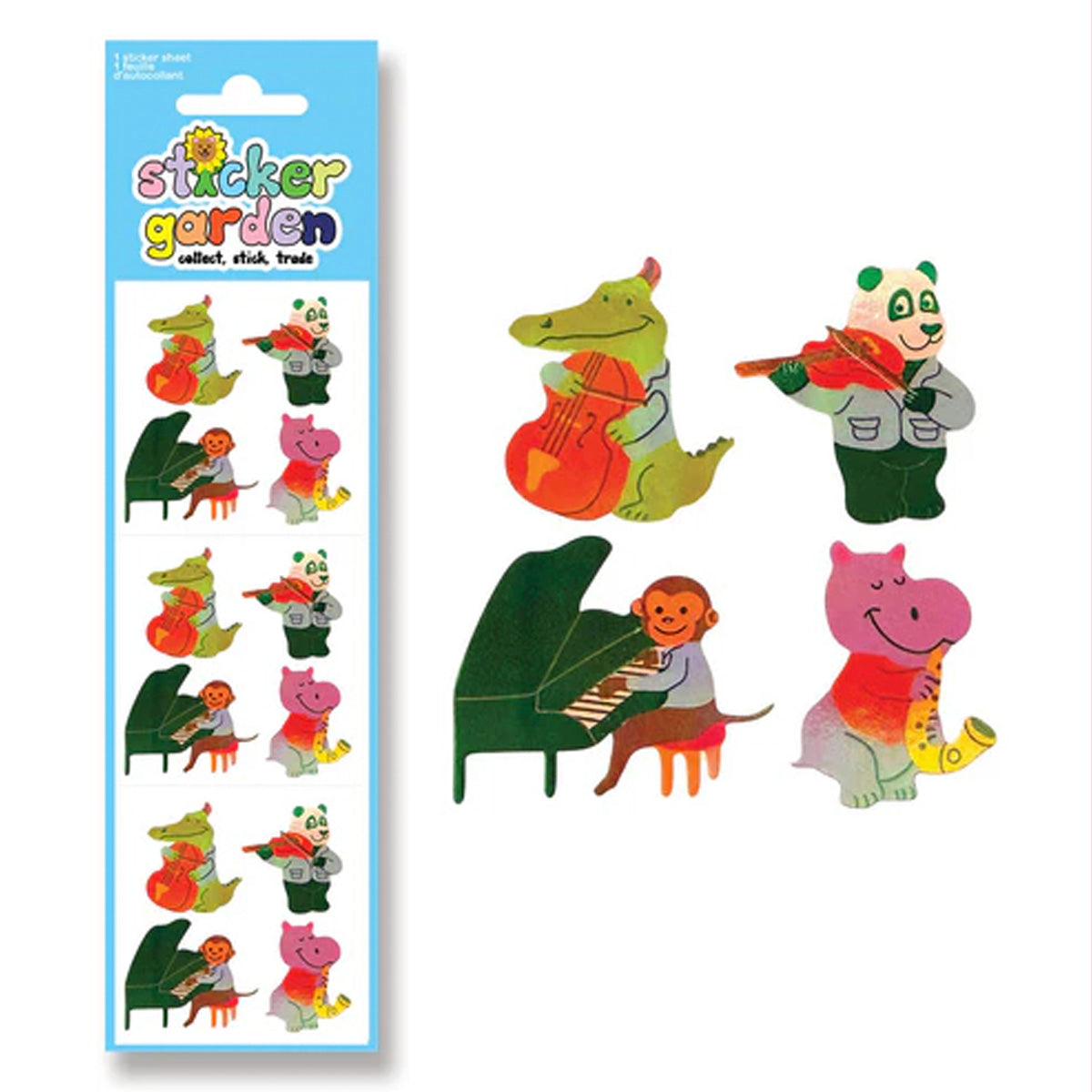 Pearl Jazz Animals Stickers