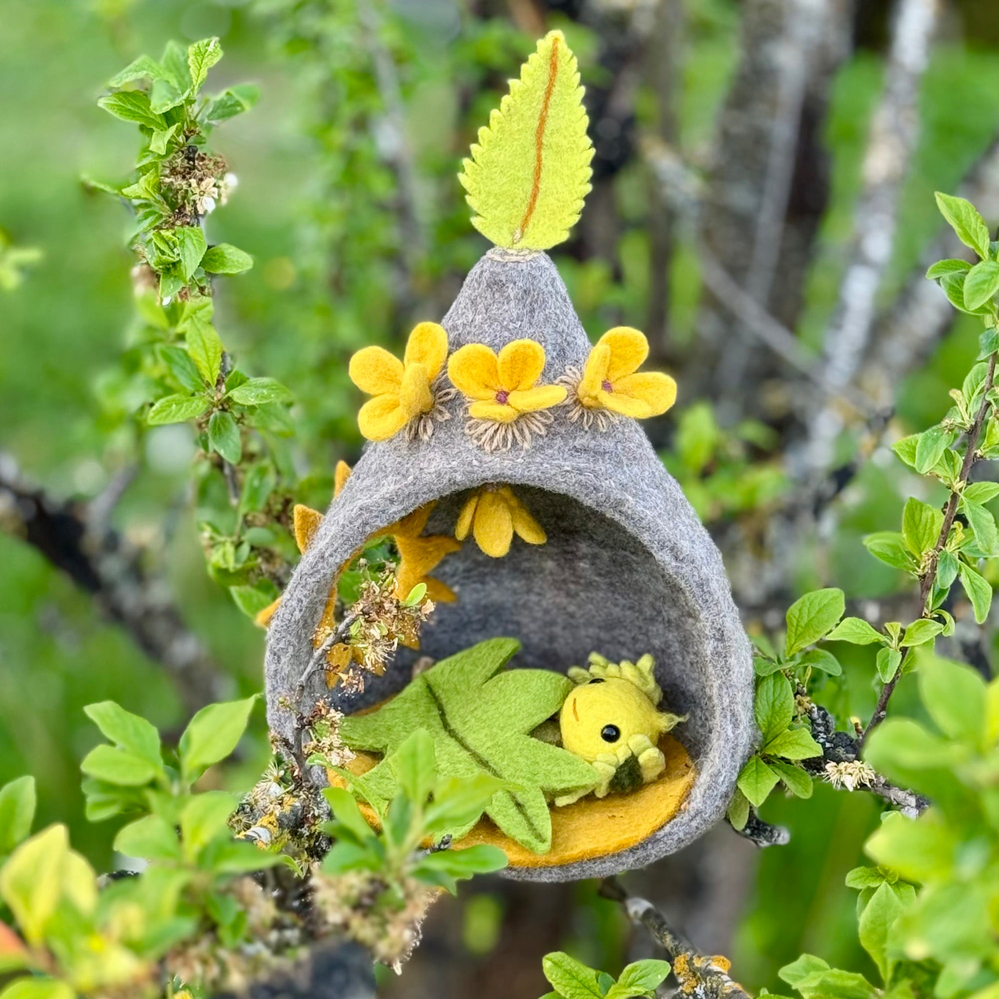 Pebble Home with Flowers - Little Greenies