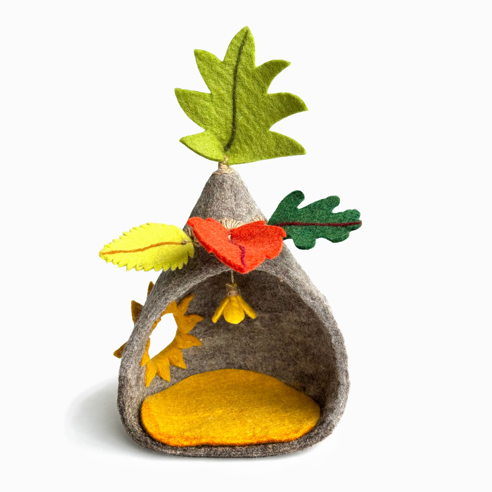 Pebble Home with Leaves - Little Greenies