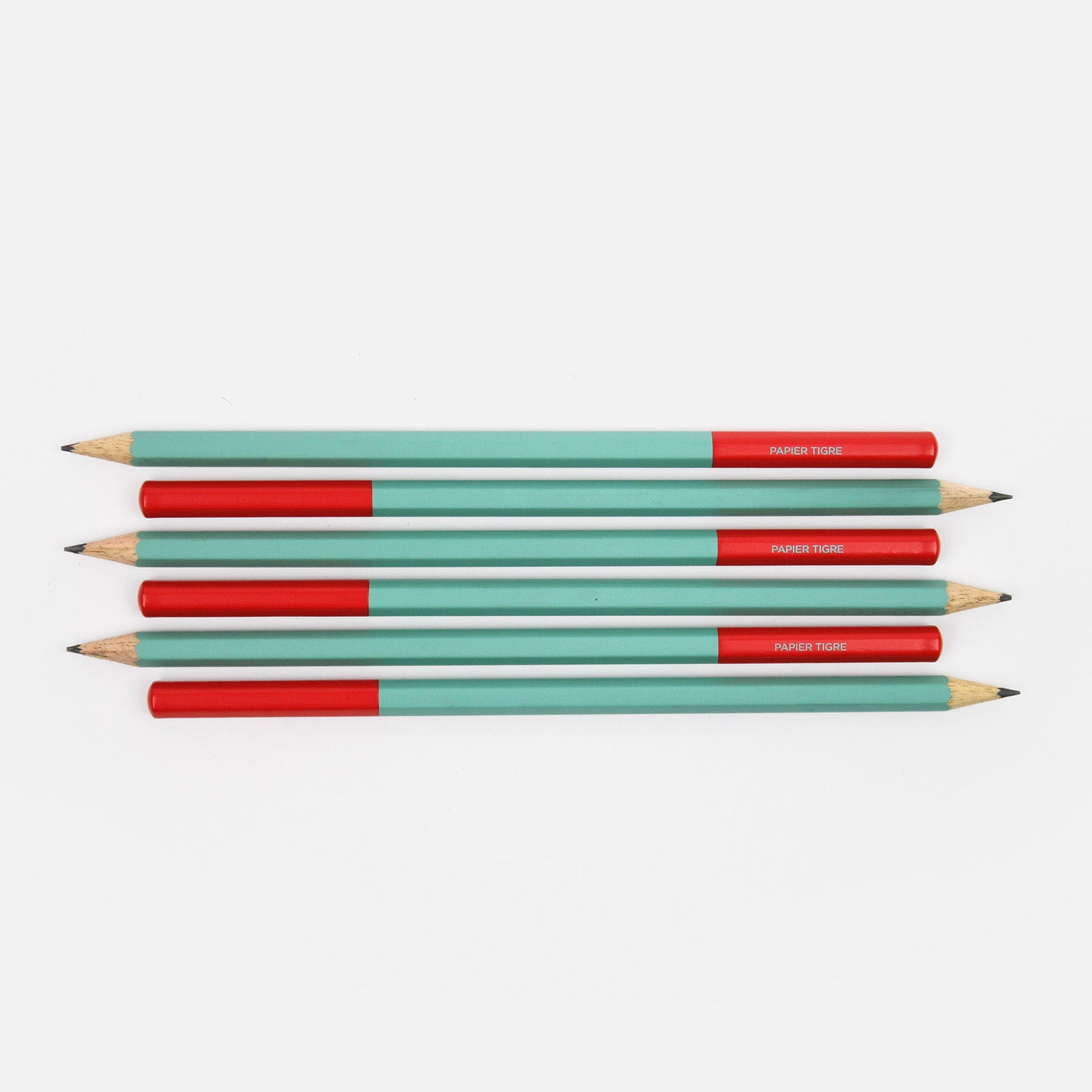 Pencil by Papier Tigre - Green / Brick