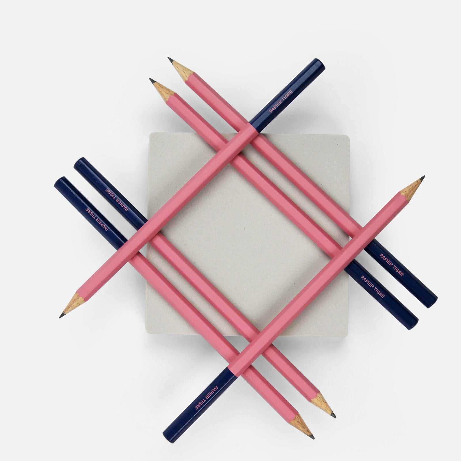 Pencil by Papier Tigre - Pink / Navy