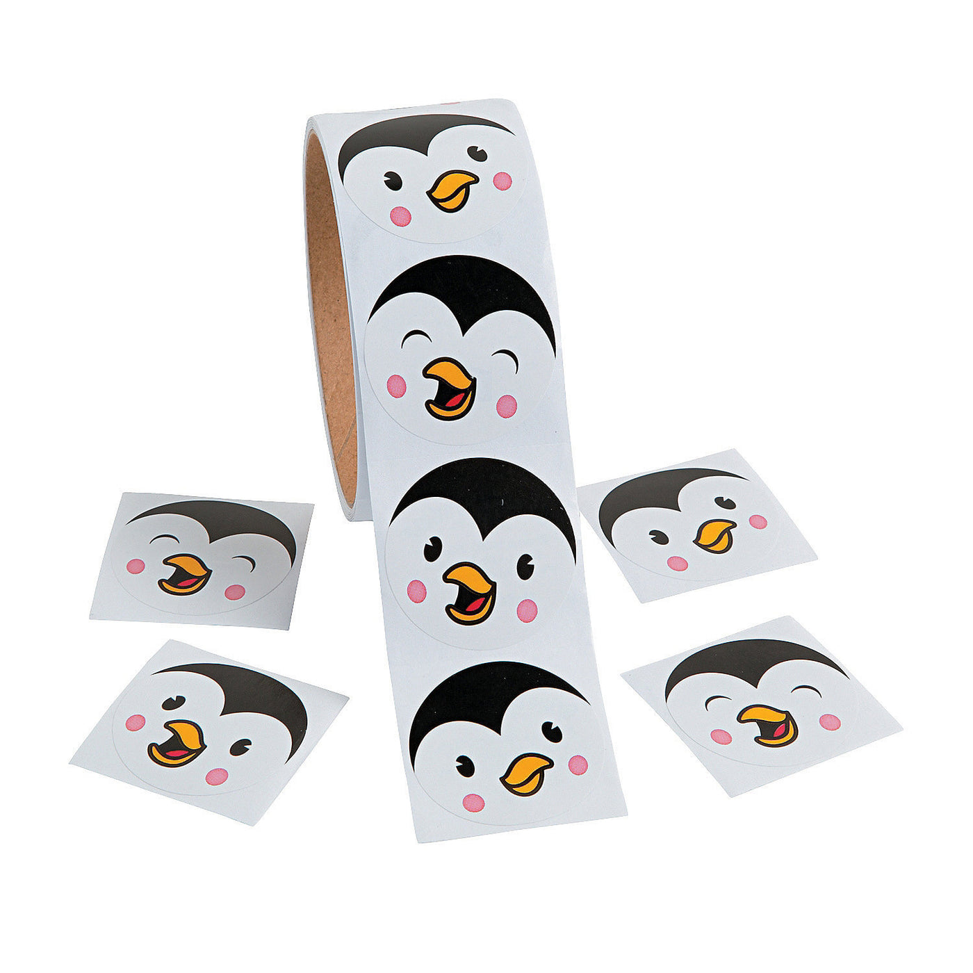 Penguin Face Stickers