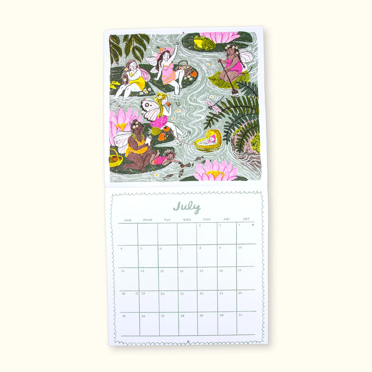Phoebe Wahl - 2027 Fairyland Wall Calendar