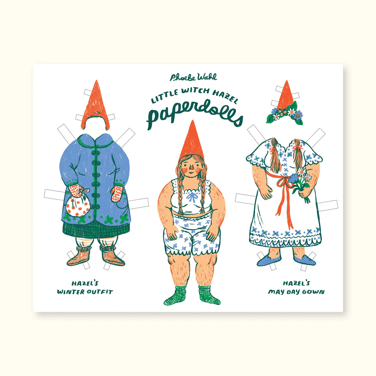 Phoebe Wahl - Little Witch Hazel Paperdolls Set