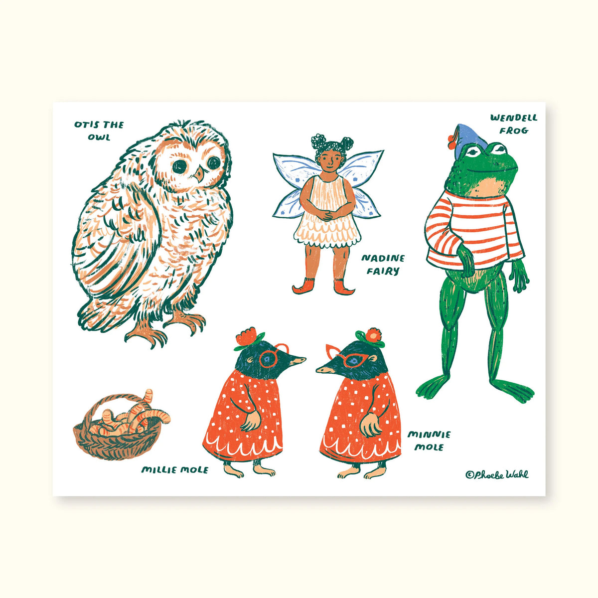 Phoebe Wahl - Little Witch Hazel Paperdolls Set