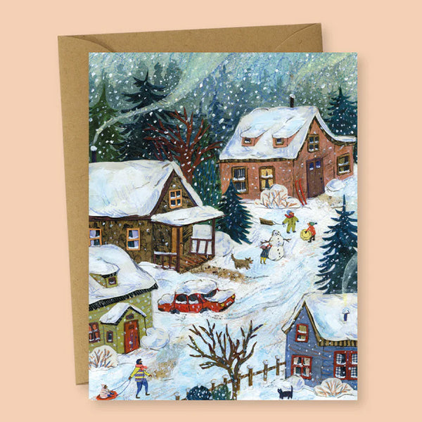 Snow Day Greeting Card