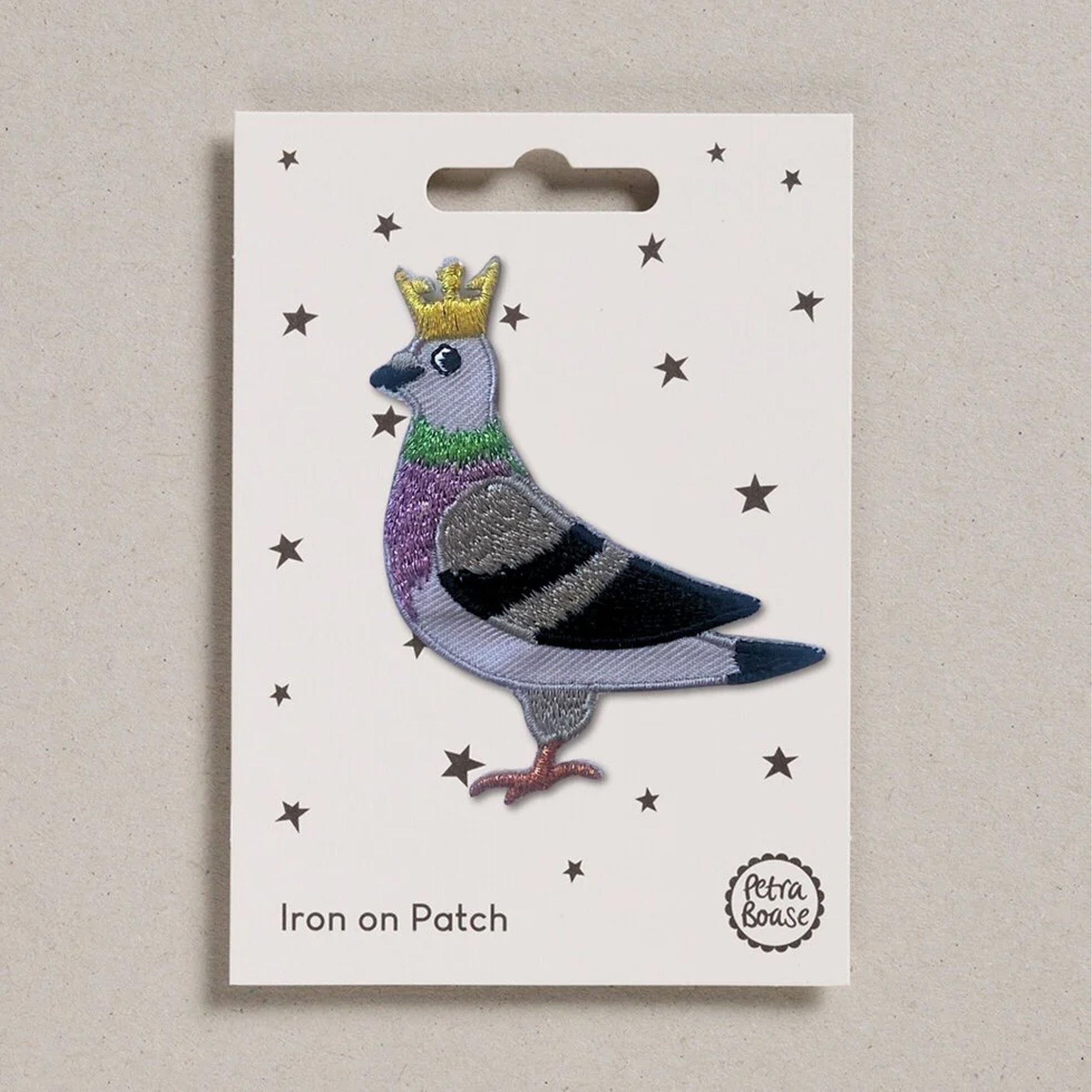 Pigeon Iron on Patch
