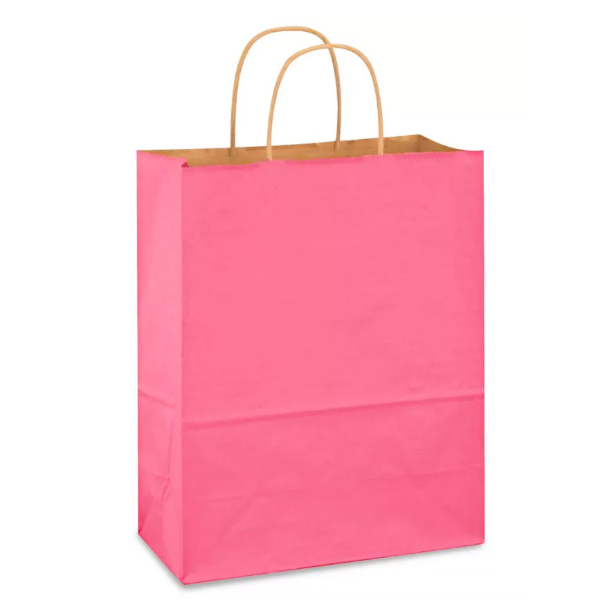 Pink Shopping Bag with Handles