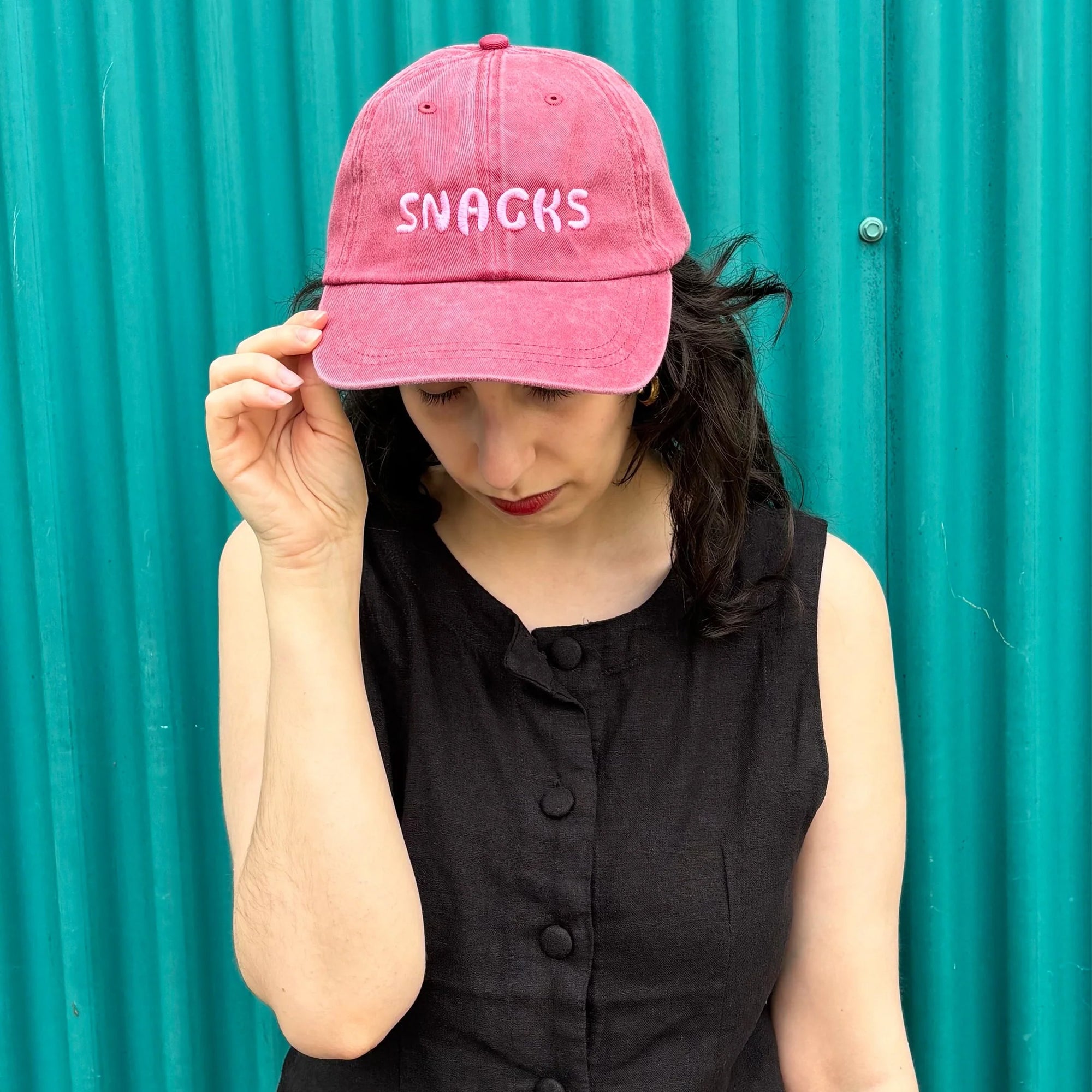 Pink Snacks Baseball Cap