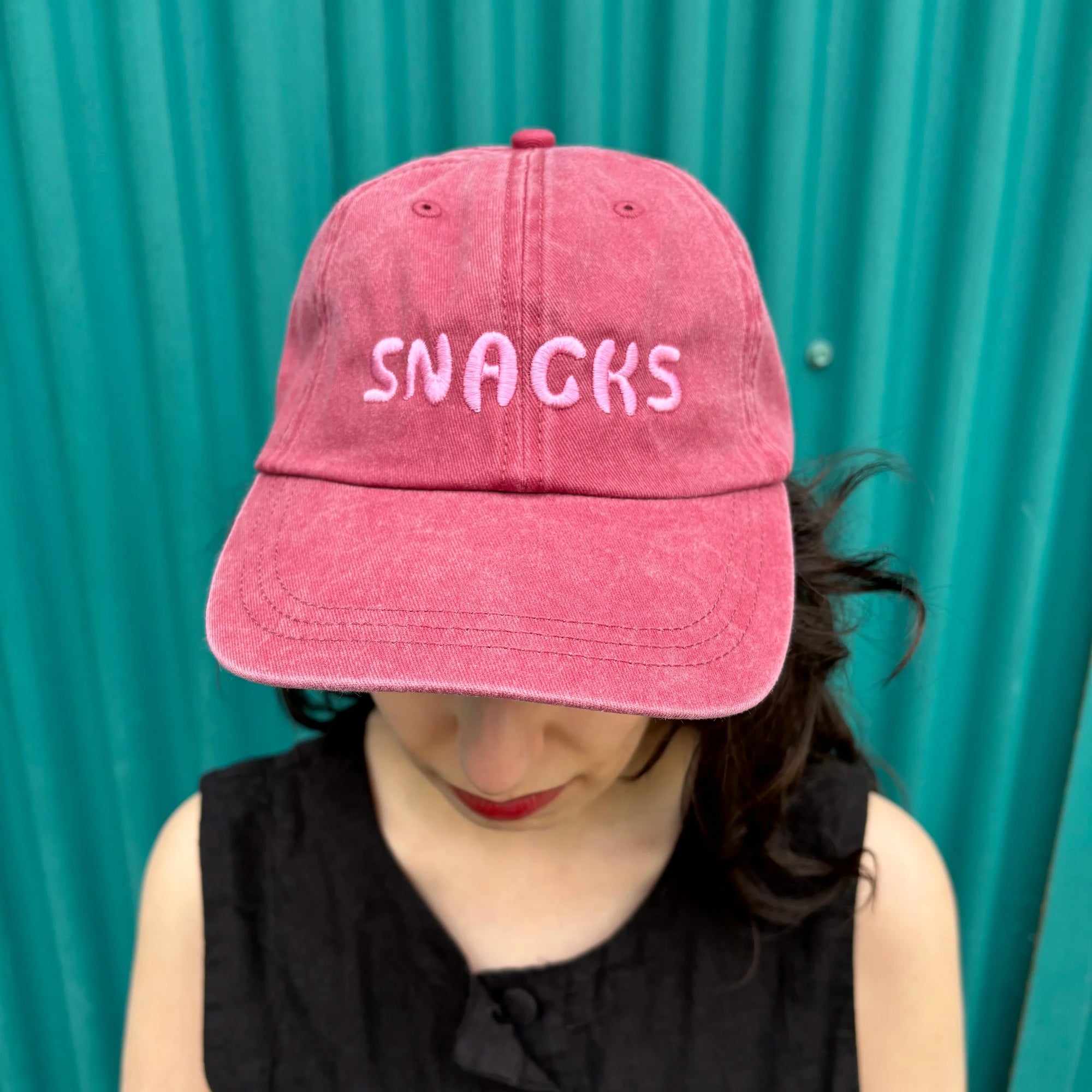 Pink Snacks Baseball Cap