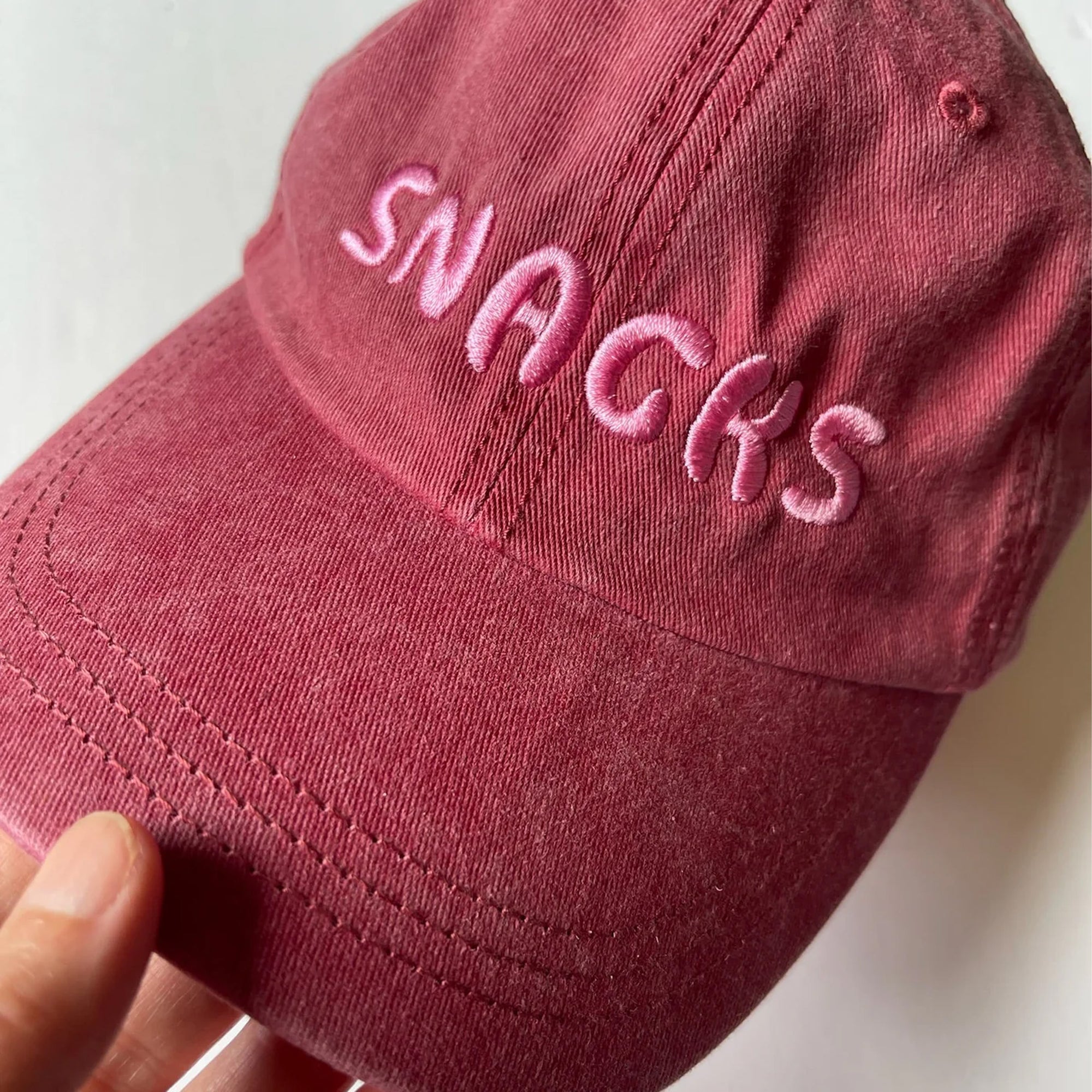 Pink Snacks Baseball Cap