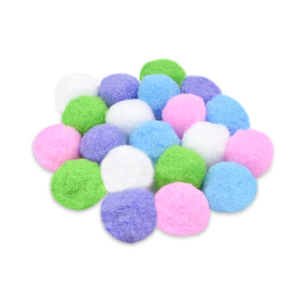 Pom Poms - Large Pastel Colors 1.5” (20 pieces)