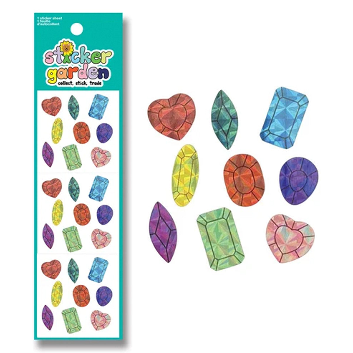 Prism Gems Stickers