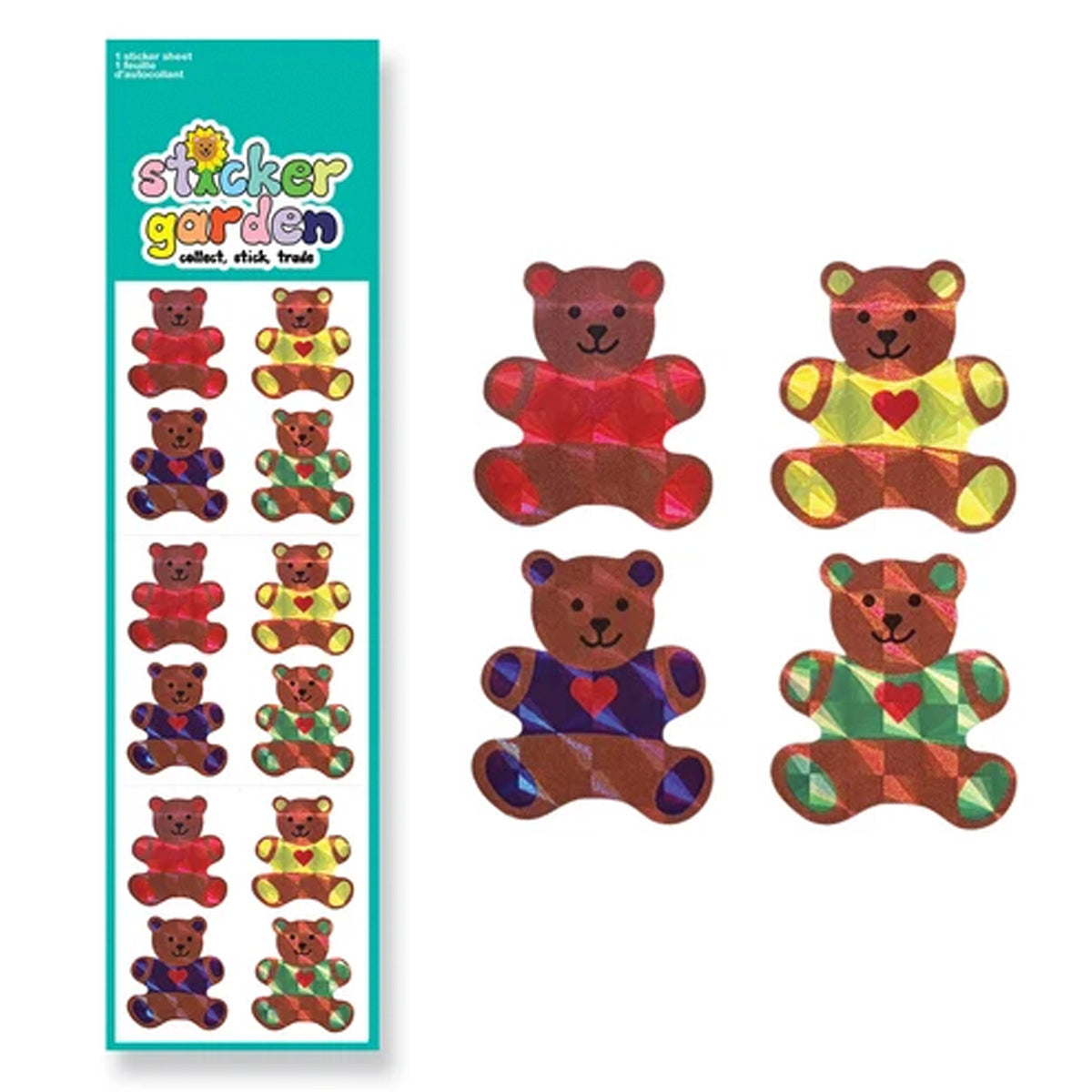 Prism Hug a Bear Stickers
