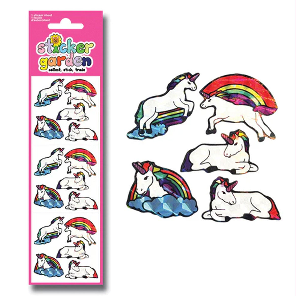 Prism Rainbow Unicorns Stickers