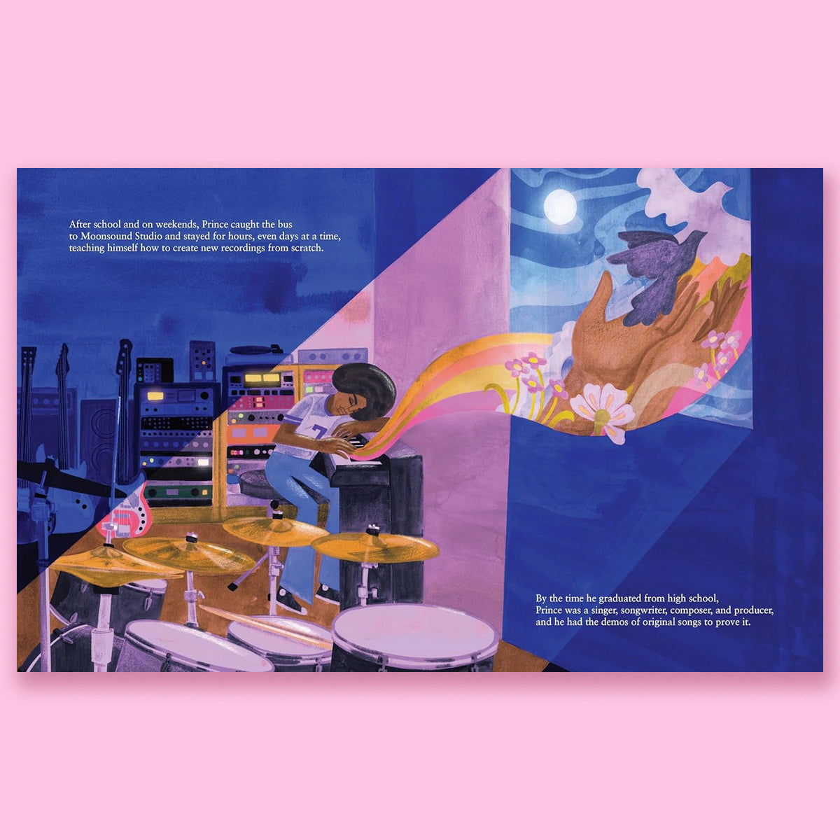 The Purple One: A Story of Prince by Matthew Burgess and Sirin Thada