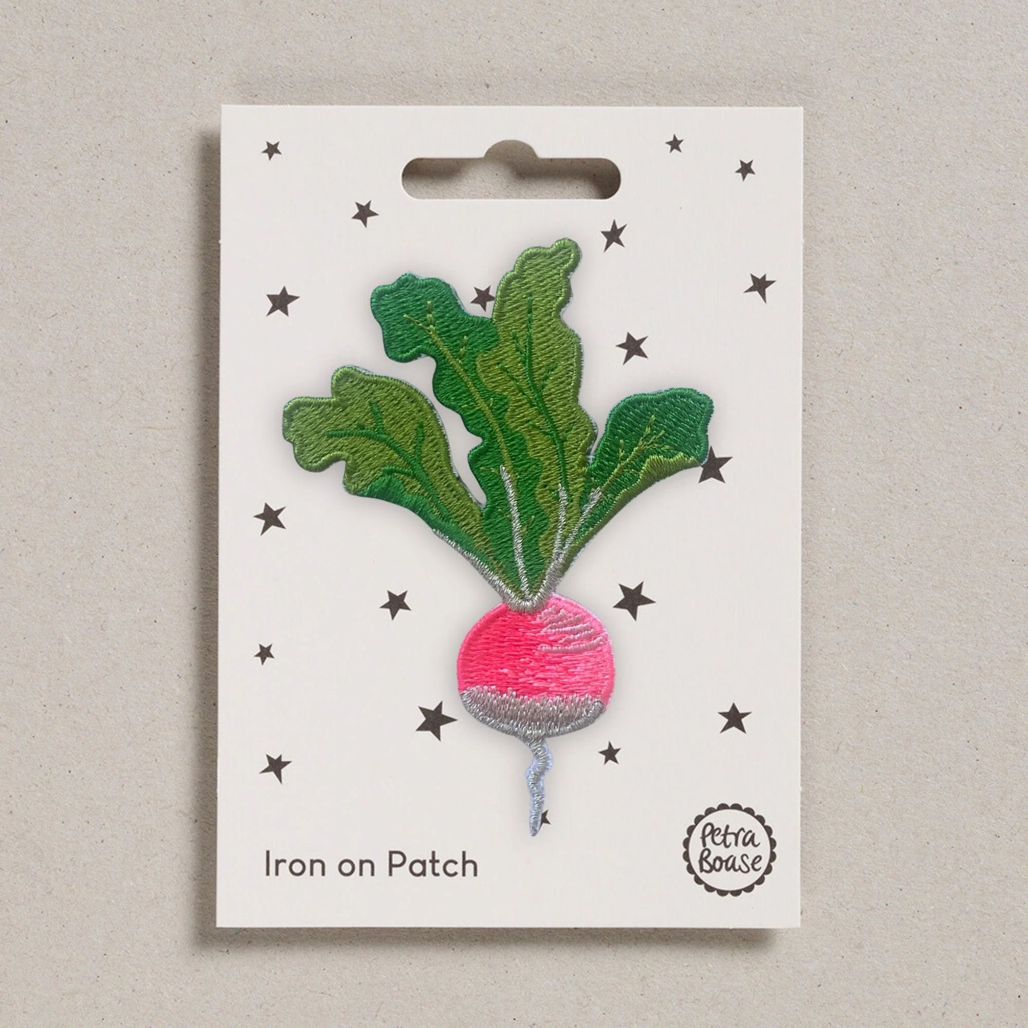Radish Iron on Patch