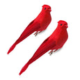 Red Cardinals Birds with gator clip