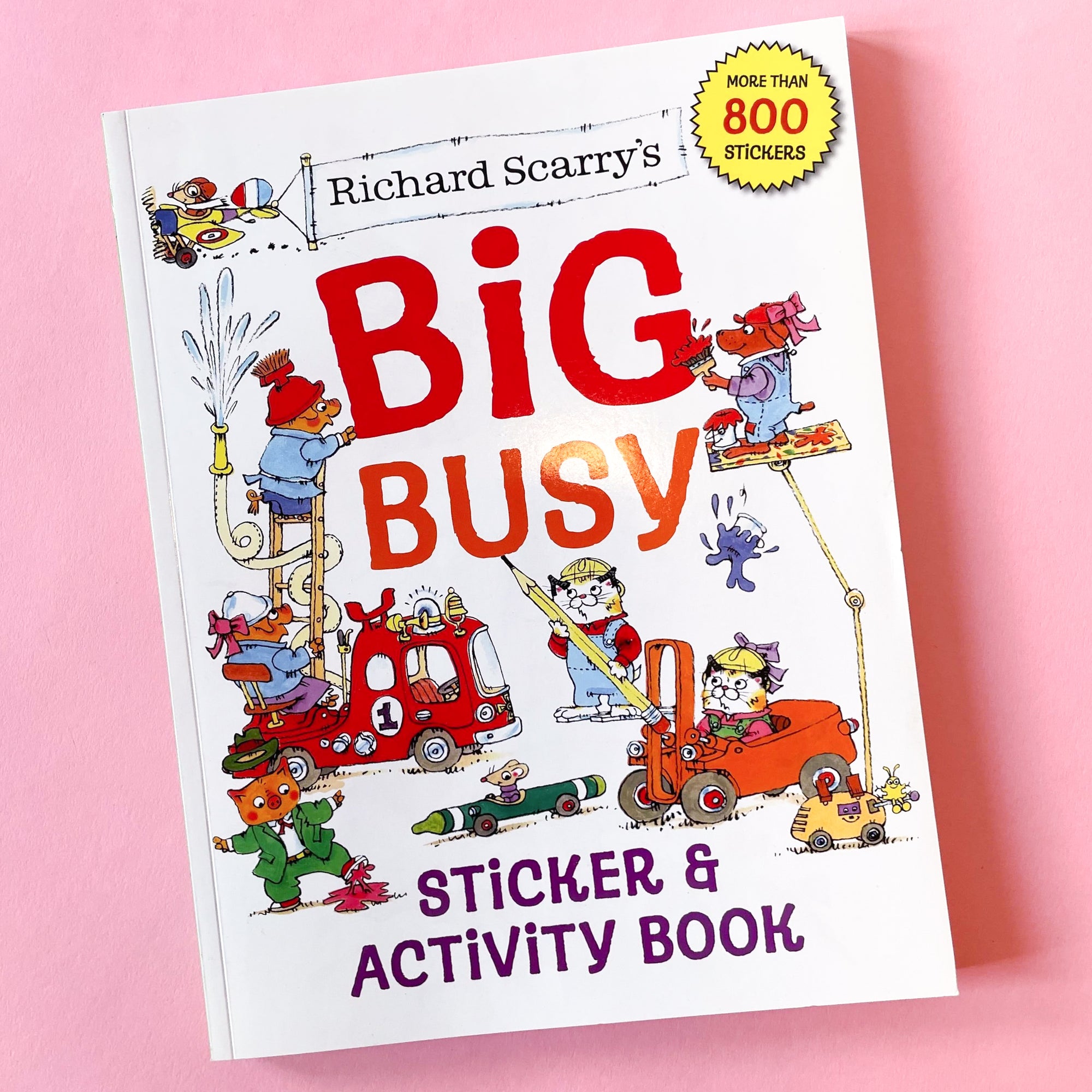 Richard Scarry's Big Busy Sticker &amp; Activity Book by Richard Scarry
