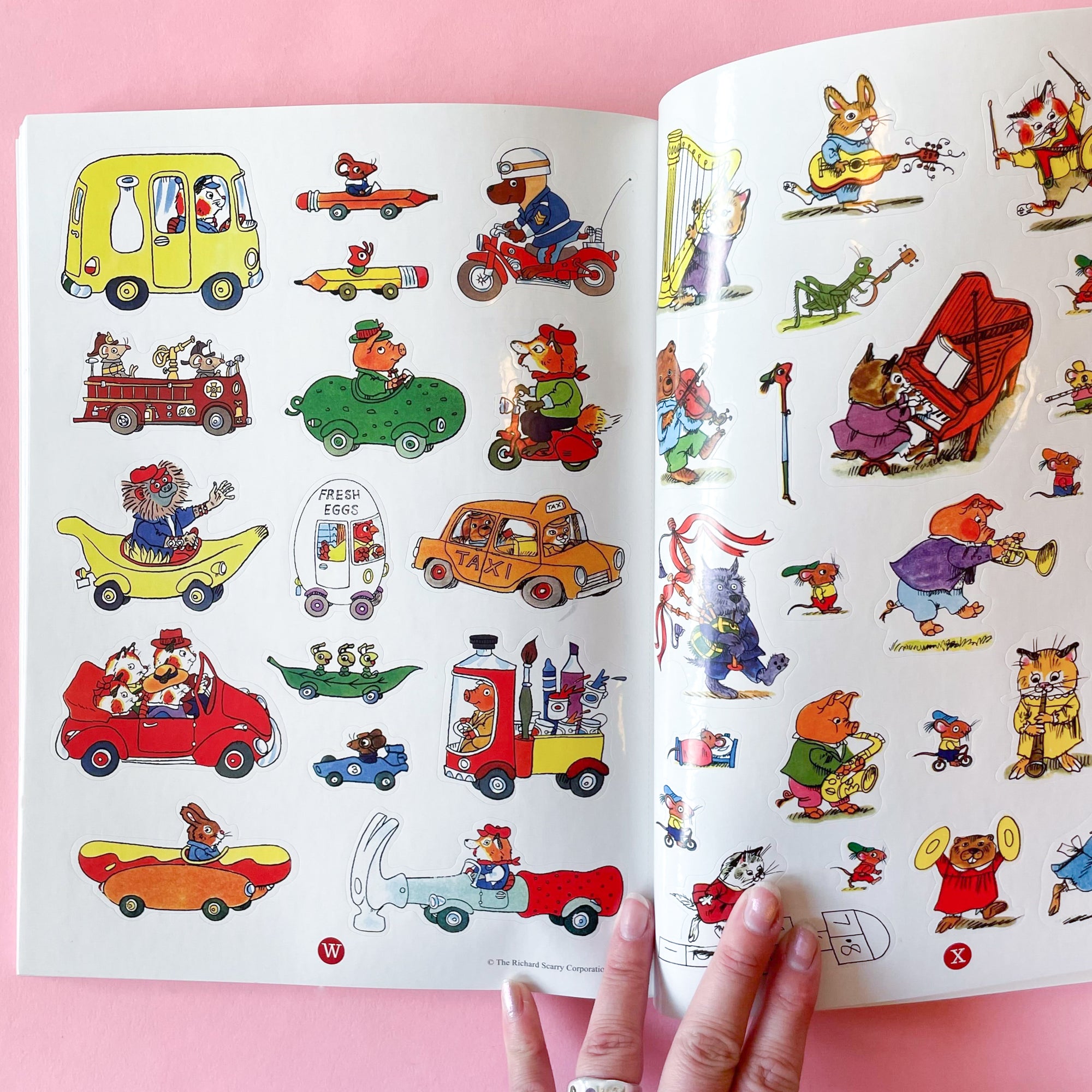 Richard Scarry's Big Busy Sticker &amp; Activity Book by Richard Scarry