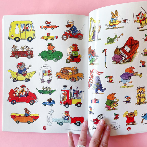 Richard Scarry's Big Busy Sticker & Activity Book by Richard Scarry ...