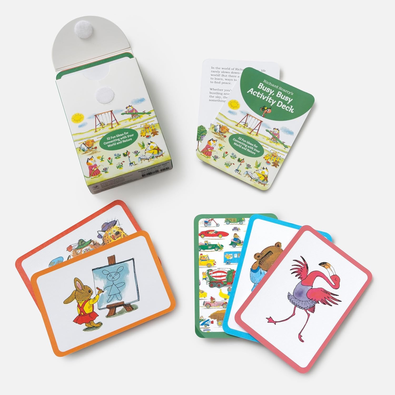 Richard Scarry's Busy, Busy Activity Deck: 52 Fun Ideas for Connecting with Your World and Nature