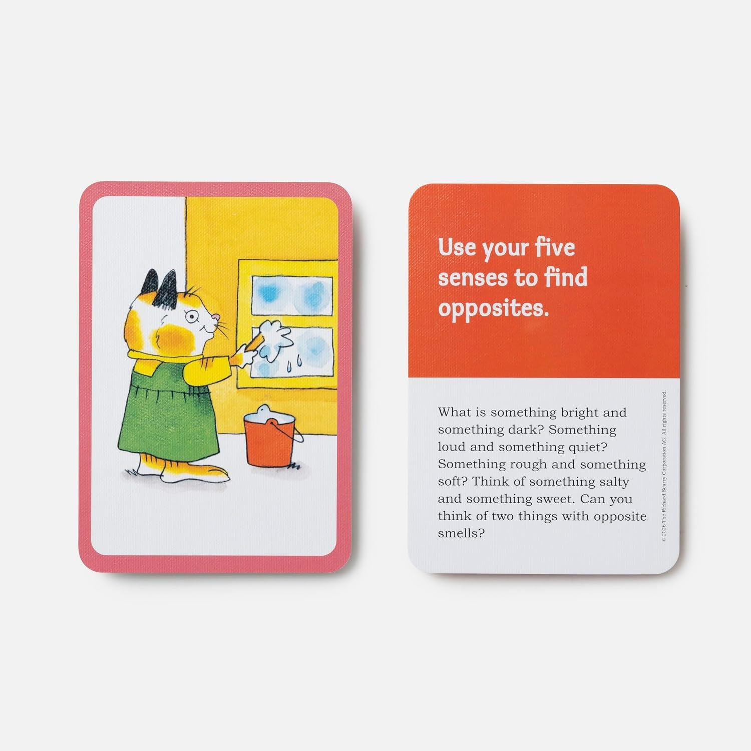 Richard Scarry's Busy, Busy Activity Deck: 52 Fun Ideas for Connecting with Your World and Nature