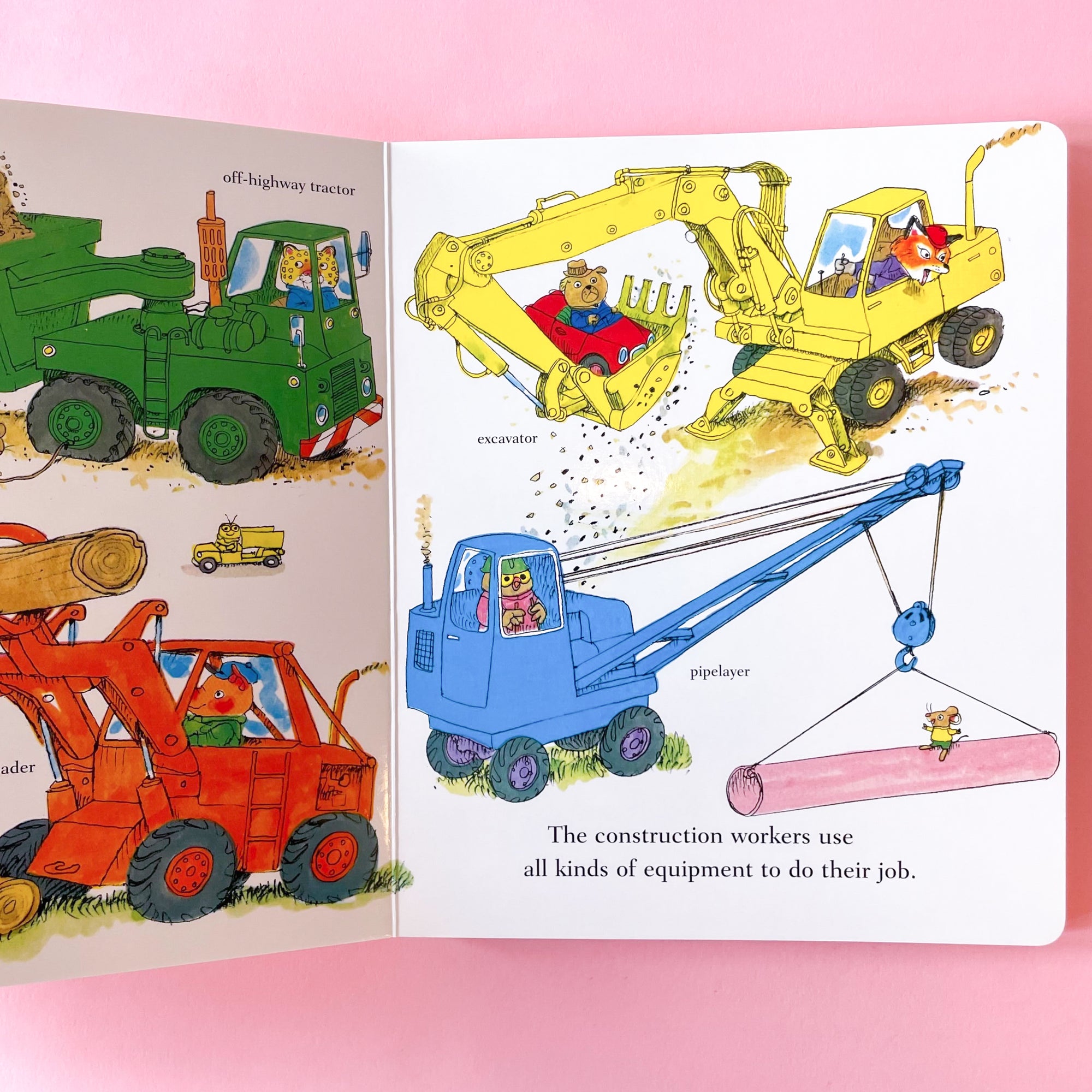 Richard Scarry's Busy Busy Construction Site by Richard Scarry
