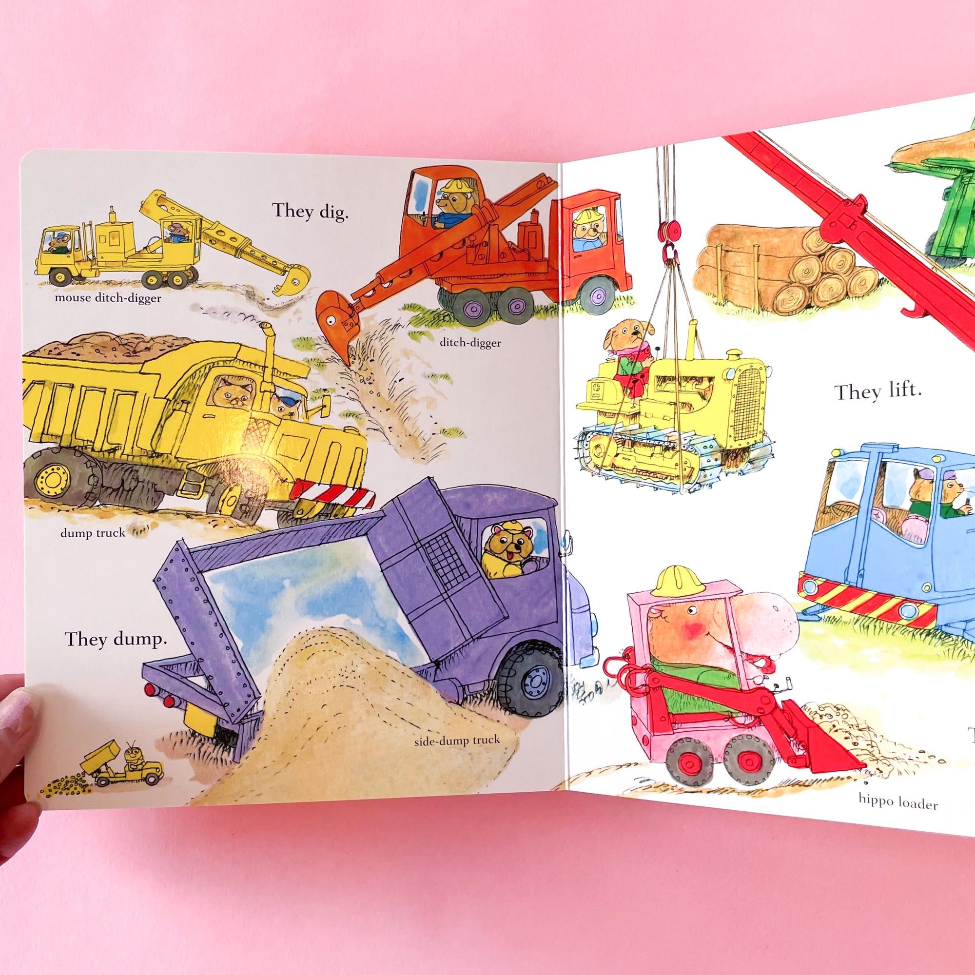 Richard Scarry&#39;s Busy Busy Construction Site by Richard Scarry