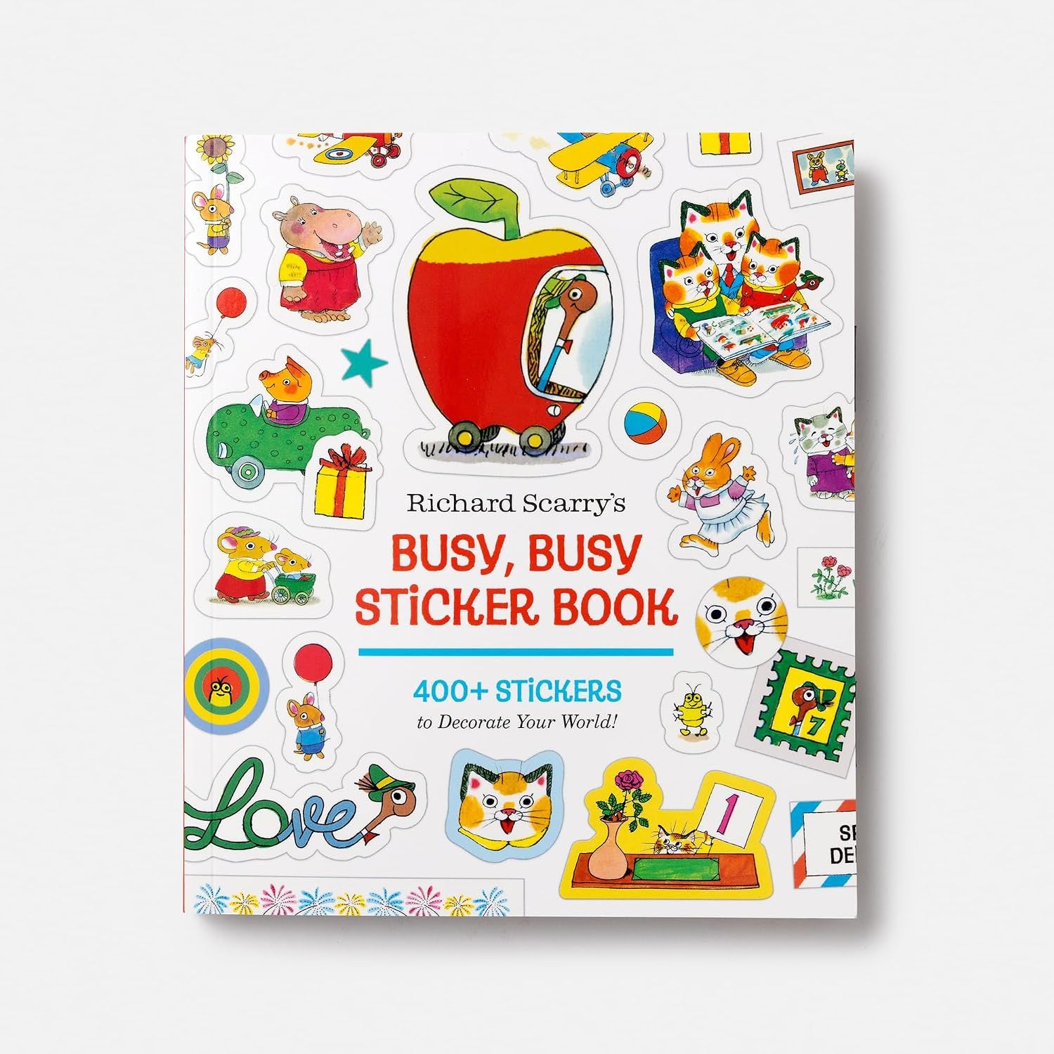 Richard Scarry's Busy, Busy Sticker Book: 400+ Stickers to Decorate Your World
