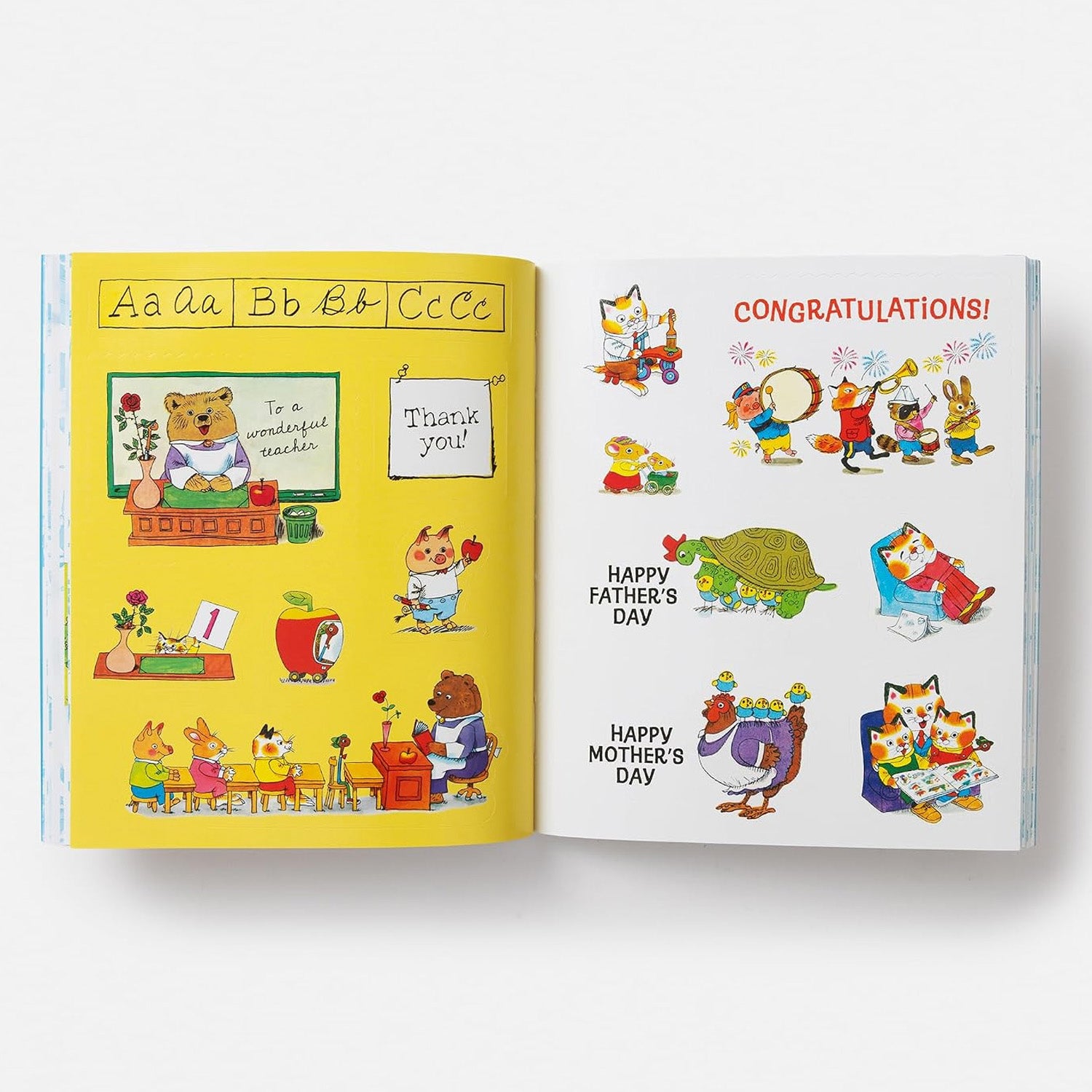 Richard Scarry's Busy, Busy Sticker Book: 400+ Stickers to Decorate Your World