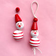 Santa Wooden Beads