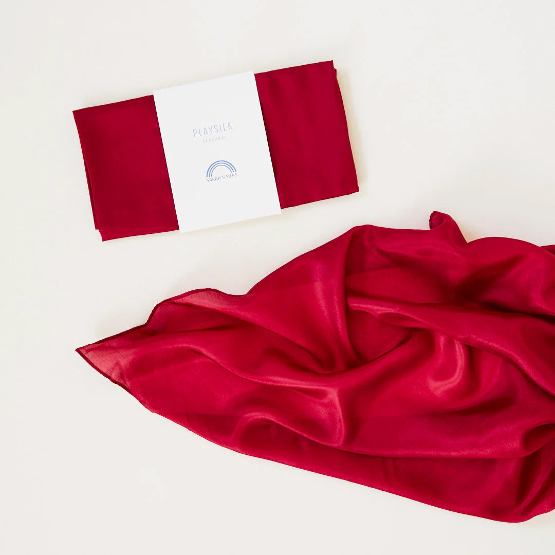 Sarah&#39;s Silks – Cranberry Playsilk