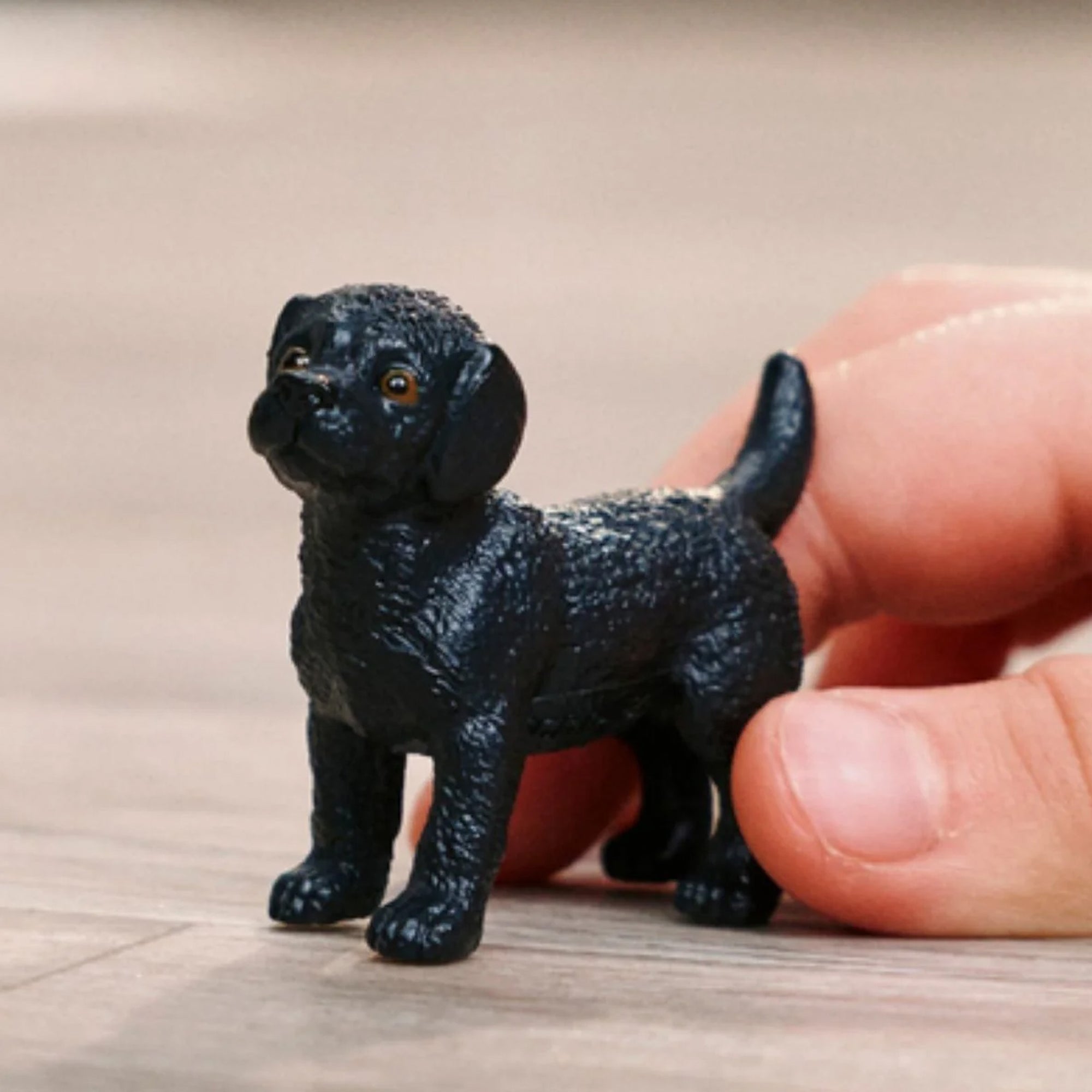 Schleich Farm World Black Labrador Retriever Puppy