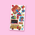 School Days Prismatic Stickers