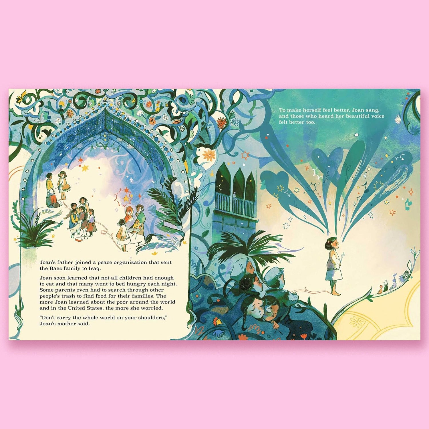 Singing Justice, Singing Peace: The Story of Joan Baez by Monica Brown and Molly Mendoza