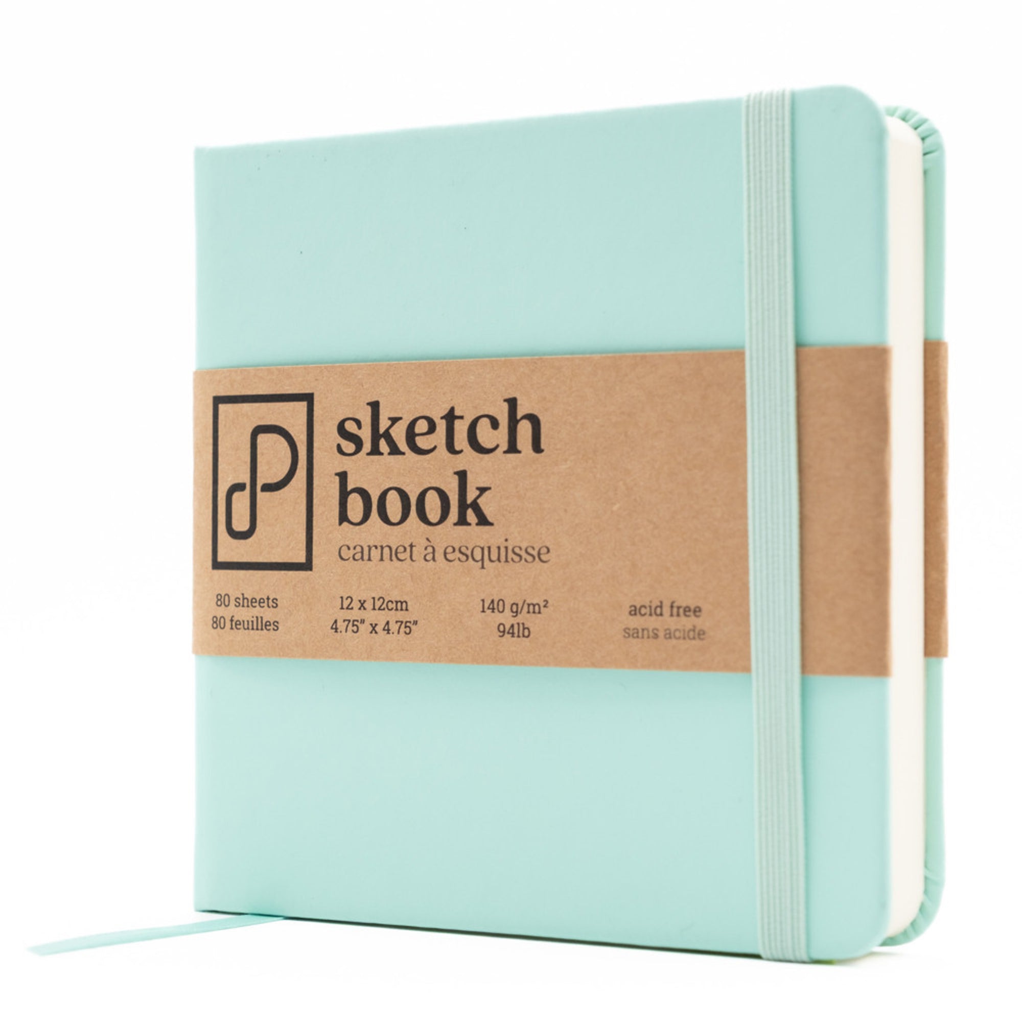 Small Sketchbook, 12cm x 12cm - Various Colors