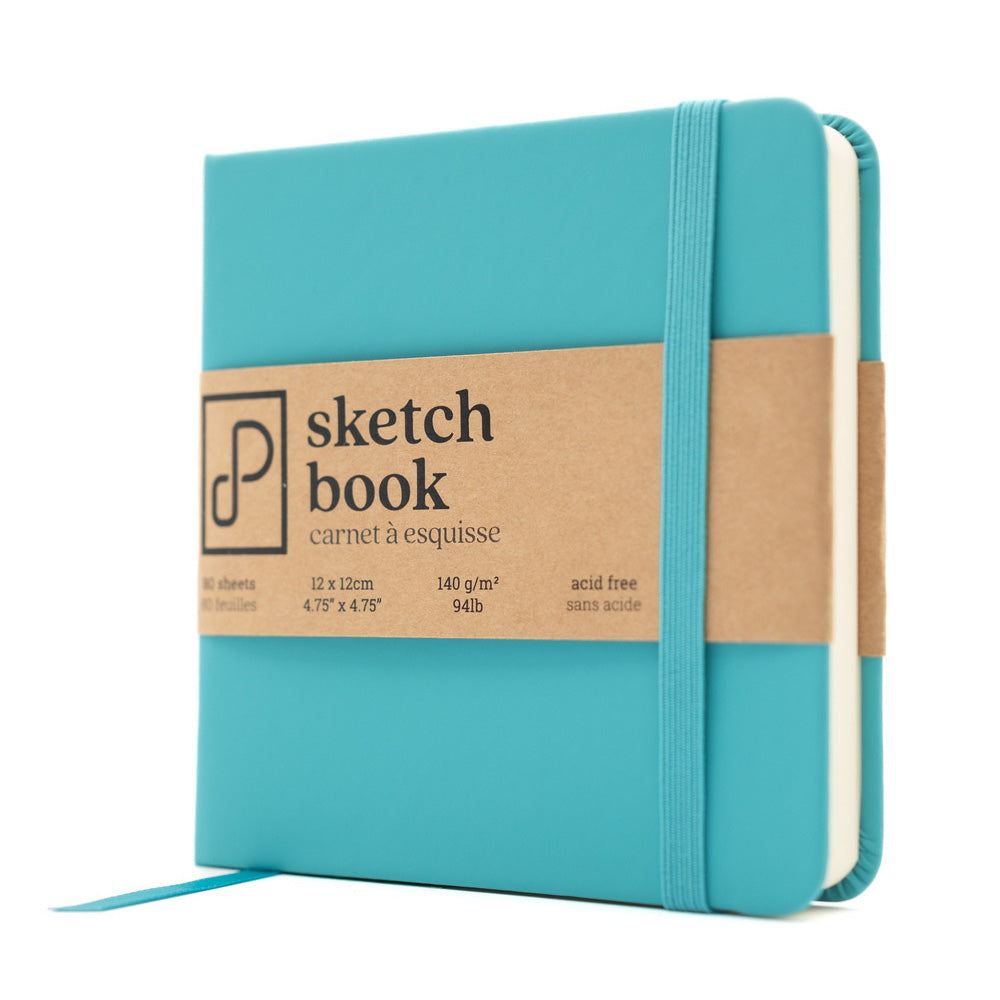 Small Sketchbook, 12cm x 12cm - Various Colors