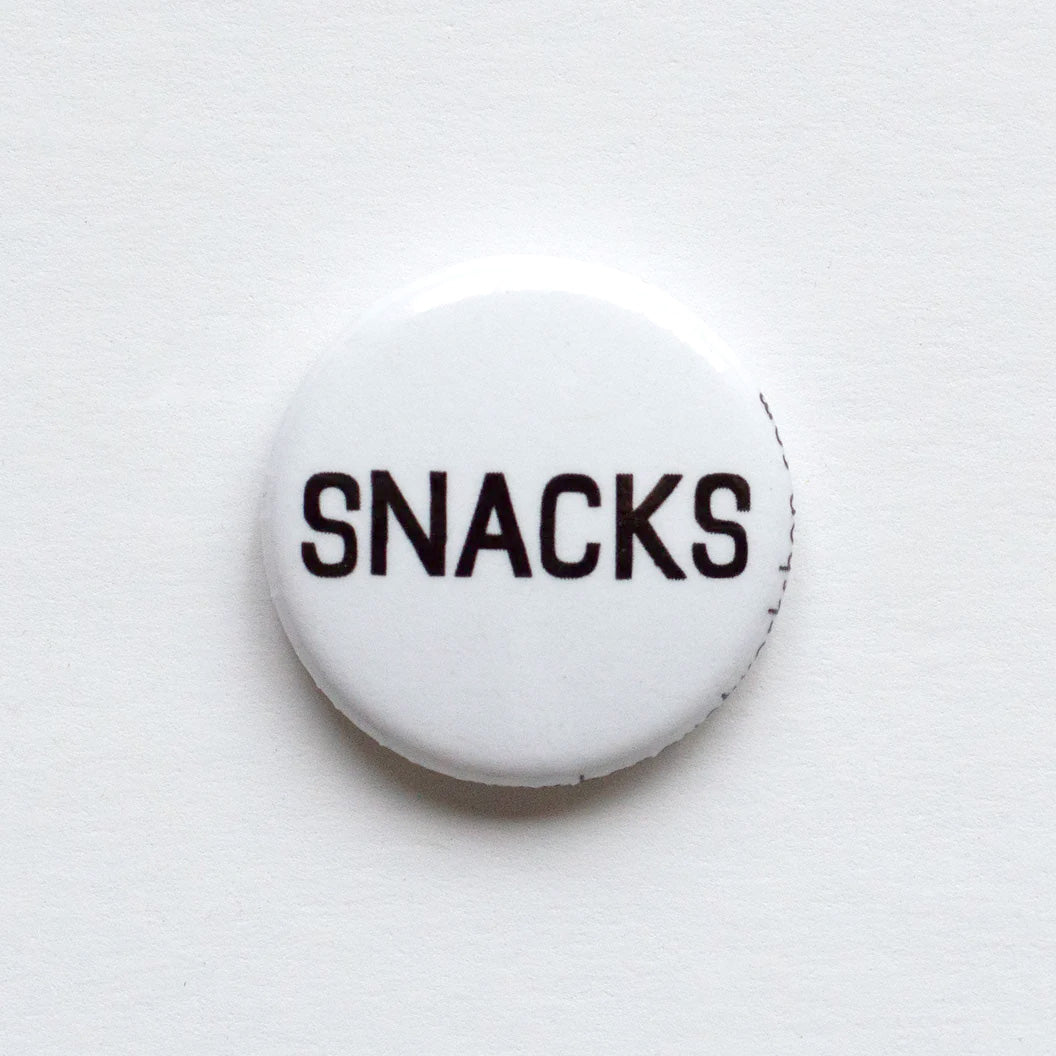 Snacks 1&quot; Button - by Banquet Workshop