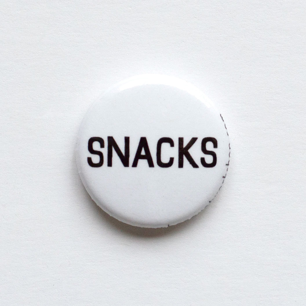 Snacks 1" Button - by Banquet Workshop