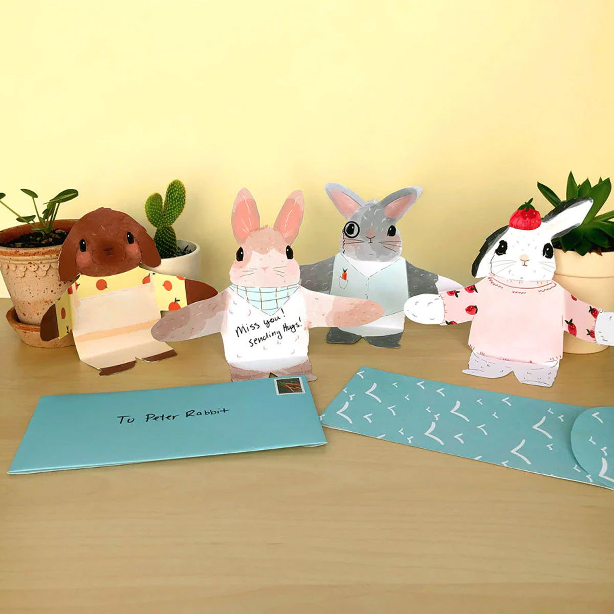 Snuggle Bunnies: 12 Notecards and Envelopes